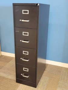 Metal Four-Drawer Vertical Filing Cabinet