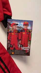 NEW ADVENTURE FACTORY TEETOT RACING COSTUME SIZE 7-8