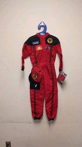 NEW ADVENTURE FACTORY TEETOT RACING COSTUME SIZE 7-8