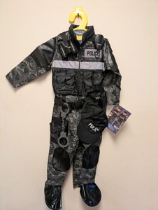 NEW ADVENTURE FACTORY TEETOT POLICE OFFICER COSTUME SIZE 5-6