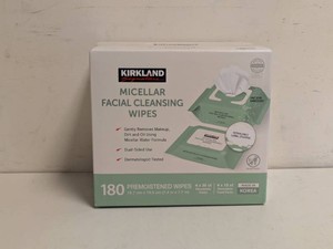 KIRKLAND SIGNATURE MICELLAR FACIAL CLEANSING WIPES 180CT.