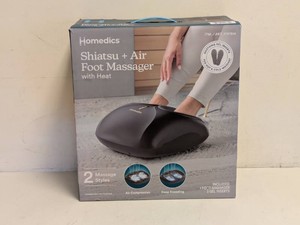 HOMEDICS SHIATSU  AIR FOOT MASSAGER WITH HEAT