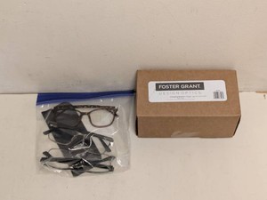 (2) NEW FOSTER GRANT 2.00 READING GLASSES 3PK