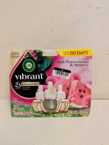 NEW AIR WICK ESSENTIAL OIL REFILL 3PK PINK WATERMELON & MIMOSA