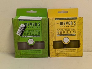 (2) NEW MRS. MEYERS CLEAN DAY ASSORTED REFILLS