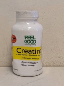 NEW FEEL GOOD CO. CREATINE  DIETARY SUPPLEMENT 120CT