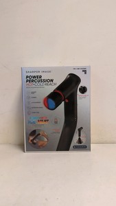 SHARPER IMAGE POWER PERCUSSION HOT COLD REACH PERCUSSION MASSAGER