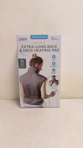NEW PURE ENRICHMENT PURE RELIEF EXTRA-LONG BACK & NECK HEATING PAD