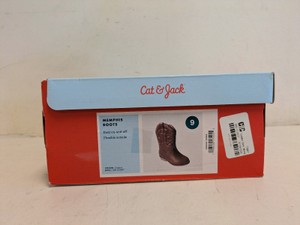 NEW CAT & JACK KIDS MEMPHIS BOOTS SIZE 9 BROWN