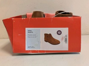 NEW CAT & JACK KIDS OPAL BOOTS SIZE 13 BROWN