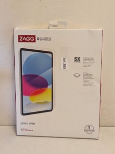 NEW ZAGG INVISIBLE SHIELD GLASS ELITE IPAD (10TH GEN)