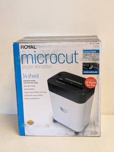 ROYAL MICROCUT 14SHEET PAPER SHREDDER