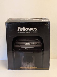FELLOWS 15 SHEET PAPER SHREDDER BLACK