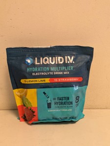 NEW LIQUID I.V ELECTROLYTE DRINK MIX 30PK LEMON LIMESTRAWBERRY