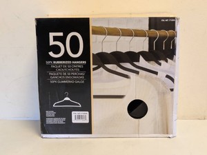 NEW 50PK RUBBERIZED HANGERS