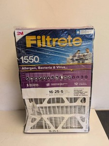 NEW 3M FILTRETE 1550 16x25x5 FILTERS 2PK