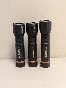 DURACELL HYBRID LED FLASHLIGHTS 1500 LUMEN 3PK
