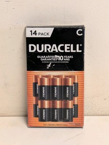 NEW DURACELL C BATTERIES 14PK