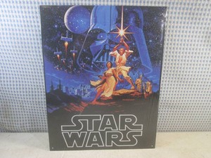 (G-1) Star Wars Tin Sign 16" x 12 1/2" New In Shrinkwrap