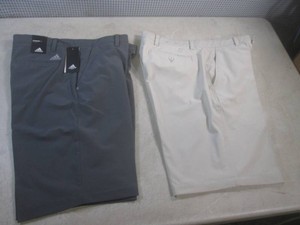 (RCK) New with Tags Adidas Golf Shorts Mens Size 34 and Size 34 FJ Golf Shorts