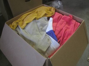 (EW4) Large Box Full of Assorted Mens Clothes Mostly Shirts Size L