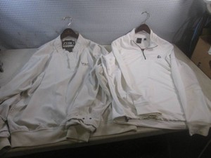 (CS) 2 Lightweight Pullover Golf Jackets Size L