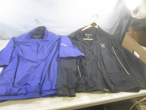 (CS) 2 DryJoys by Footjoy Jackets One Short Sleeve Size L