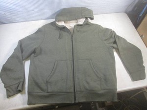 (RCK) Lined Mens XL Zip Front Hoodie