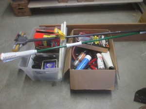(EC1) Tote and Box Full of Misc This and That