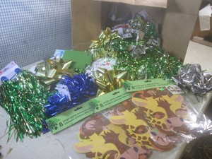 (BR3) Box of Assorted New Party Supplies