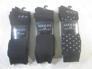 (EC1) 3 - 4-Packs of Adolfo Mens Dress Socks Size 6 12 - 12