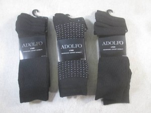 (EC1) 3 - 4-Packs of Adolfo Mens Dress Socks Size 6 12 - 12