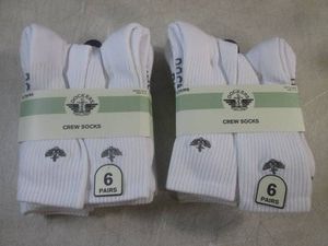 (CS) 2 - 6-Packs of Dockers Mens Crew Socks Size 6-12