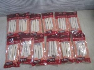 (CS) 12 - 4pc Packages Rawhide Rolls Dog Chews Exp Sept 2027