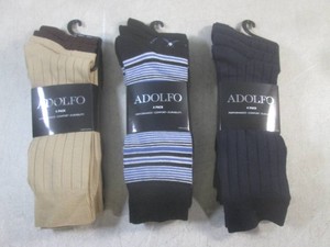 (EC1) 3 - 4-Packs of Adolfo Mens Dress Socks Size 6 12 - 12