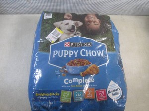 (EC1) 30 Pound Bag of Purina Puppy Chow Complete Dog Food Past Date