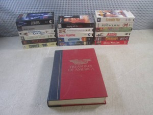 (BR3) Assorted VHS Movies and Vintage Book