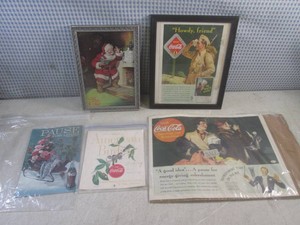(A-2) Vintage Coca-Cola Advertising Items