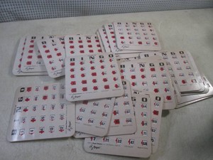 (CSB) 25 Shutter Slide Bingo Cards