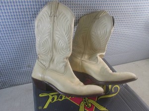 (BS) Womens Code West Leather Cowboy Boots Size 8 Preowned