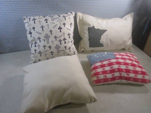 (EW4) 4 Throw Pillows