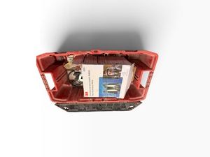 Milwaukee 26 Tool Box with Grease Gun, 3M 6800 Full-Face Respirator & Assorted Supplies