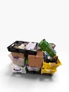 Large Mystery Wedding & Event Dcor Lot  Centerpieces, Candle Holders, Baskets, Totes & Supplies