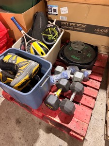 Sports & Weight Lifting Set Lot