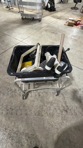 Tote cart with random items