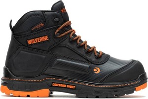 $180 Wolverine Mens Overpass Composite Toe Waterproof Work Boots 8.5 M