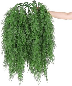 $45 Suncalla 24 Pcs Artificial Dragon Beard Grass Hanging Plants, 38 Inch