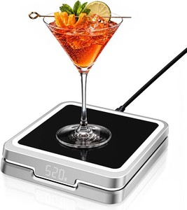 $60 Kiddush Cups&Sets KAVAZ Smart Cocktail Maker   App Guided,Matte Silver