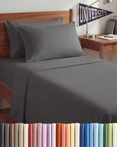 $30 CGK Twin XL 4 Piece Sheet Set - College Dorm Room Essentials -