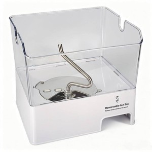 $80 WPW10347093 Removable Ice Bin Compatible with Whirlpool Ice Bucket Replacement, W10347093 Ice Maker Assembly for Whirlpool Refrigerator Ice Bin